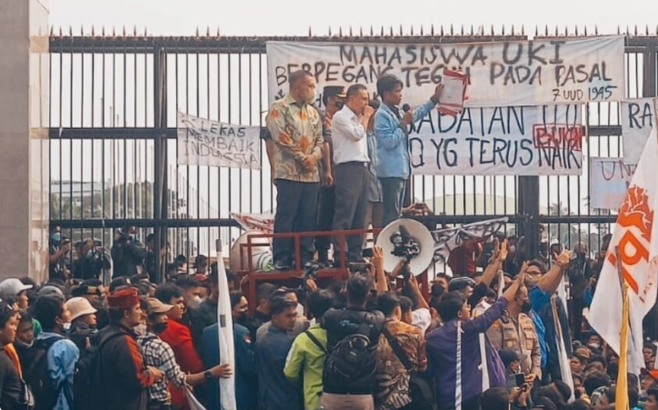 DPR Terima Aspirasi Mahasiswa dalam Demo 11 April