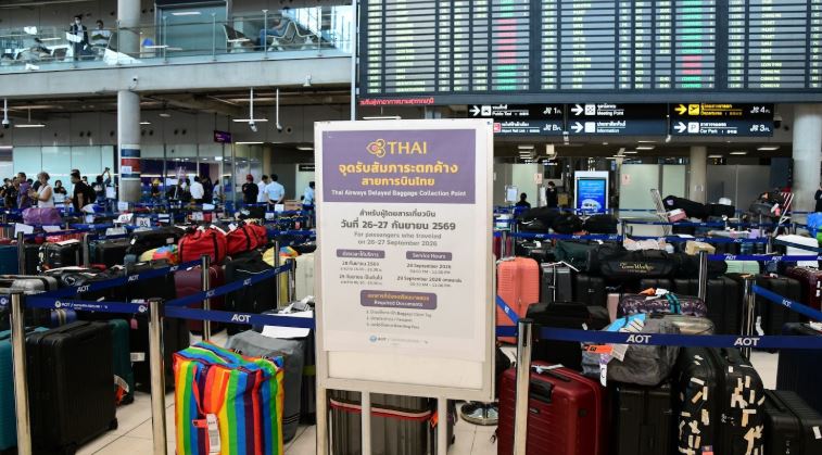 Banjir Bikin Ribuan Tas Penumpang Menumpuk di Bandara Bangkok, Militer Dikerahkan