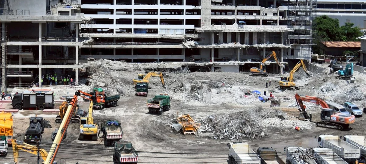 Update Gedung 30 Lantai Ambruk di Bangkok: 89 Orang Tewas, 7 Masih Hilang