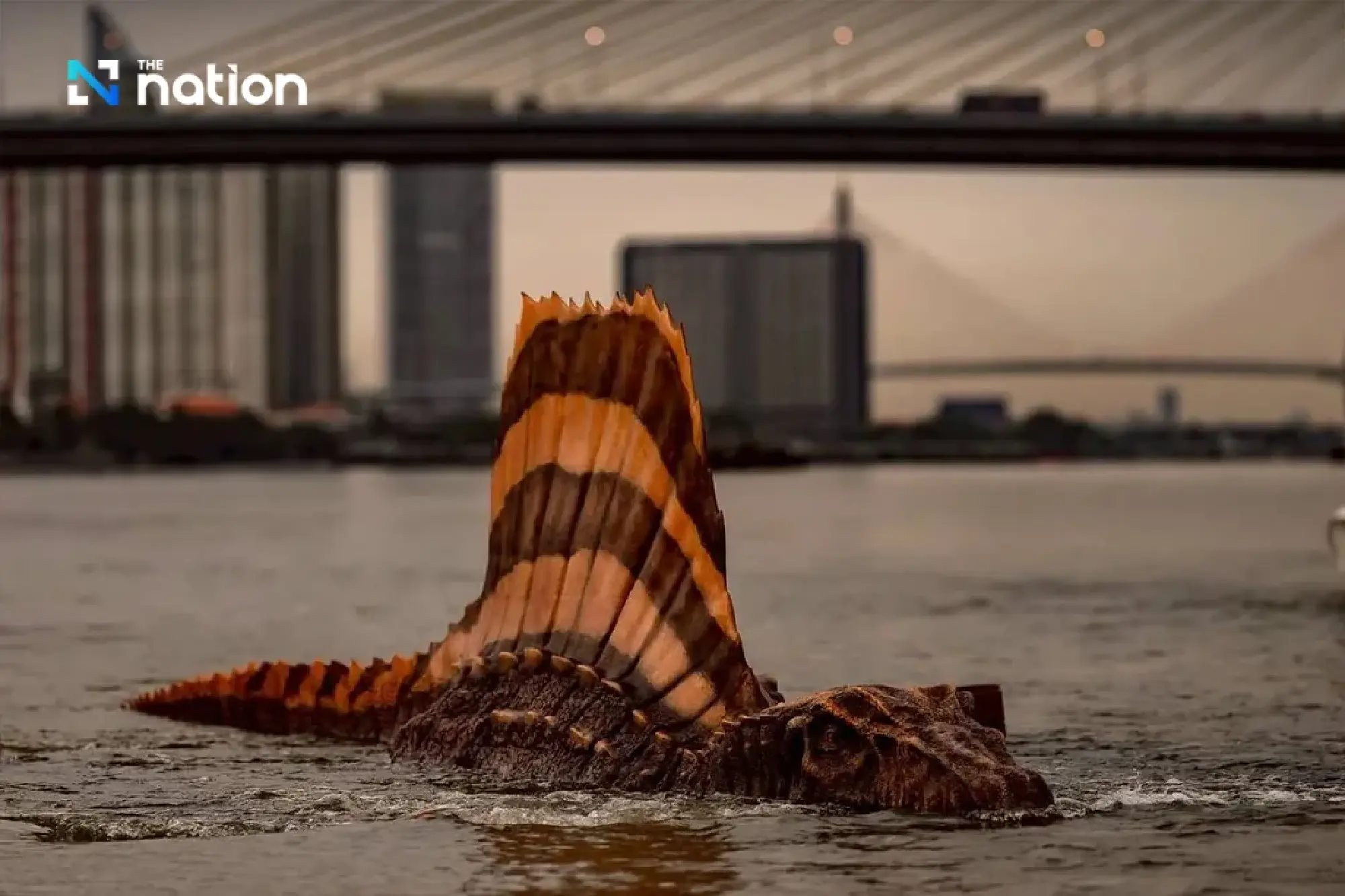 Dinosaurus Serbu Sungai Chao Phraya Thailand pada Peluncuran Jurassic World Rebirth