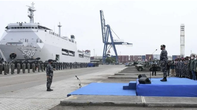 TNI AL Kerahkan 4.300 Prajurit TNI Rebut Pulau Dabo Singkep dari Musuh