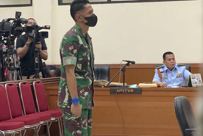 This is the Consideration of the Legal Judge, Colonel Priyanto, Life Prison