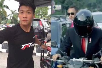 Pria Thailand Jadi Stunman Jokowi di Pembukaan Asian Games