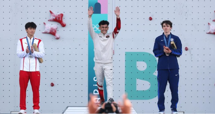 Indonesia Raih Emas Olimpiade 2024 dari Panjat Tebing